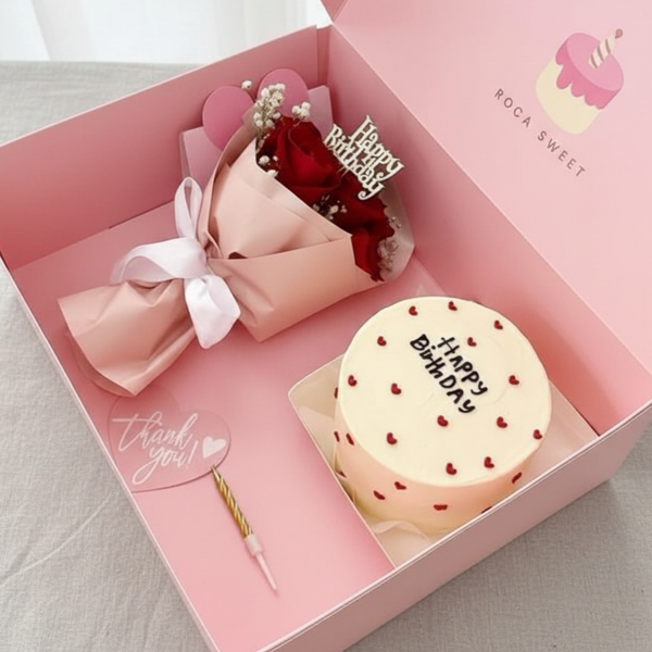 Liebesstrauß Set - Bento Cake Set Liebesstrauß