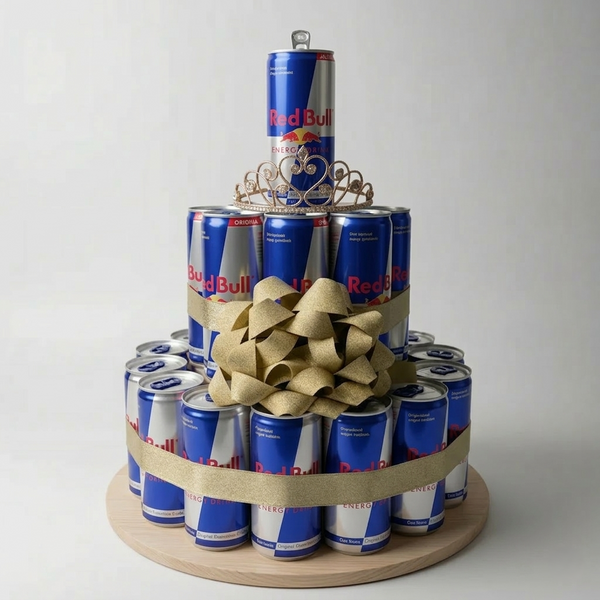 Der Silber Energie Turm 18. Geburtstag Edition – Red Bull Tower mit mehreren Editionen, Same-Day-Lieferung Linz | Amores