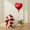 rische rote Rosen mit Herzdetails zum Muttertag – limitiert, Lieferung in Linz.