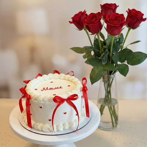 Lady in Red Mama - Bento Cake Lady in Red