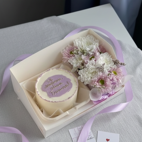 Lavendel Traum Set - Bento Cake Set Lavendel-Traum