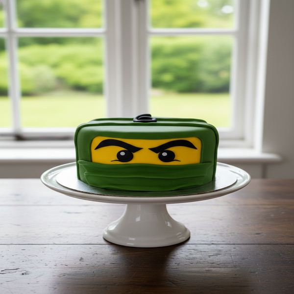 Heimlicher Krieger Torte - Ninja Geburtstagstorte mit Ninja-Action