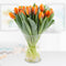 Feuriger Abendrot - Frische orange Tulpen in leuchtender Energie