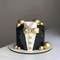 Der Goldene Smoking - Elegante Geburtstagstorte goldene Eleganz